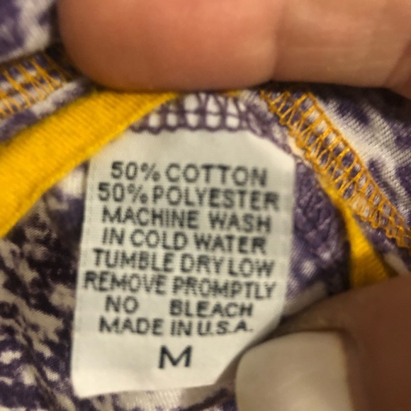 LSU Team Sport Top in Medium- in EUC - Simply Sporty Made in USA 🇺🇸 - Picture 2 of 5